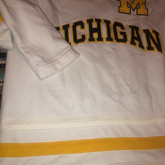 Champion U of M Jersey Hoodie: Worn Once - Picture 4 of 4
